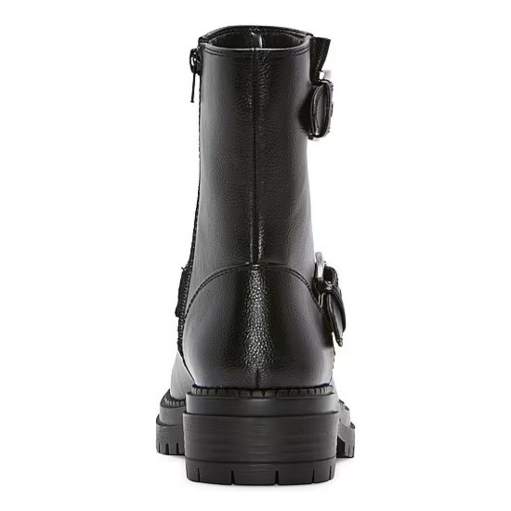 Arizona Jean Womens Tilpa Stacked Heel Combat Boots Black Size 9.5M NWT NO BOX - Picture 4 of 4